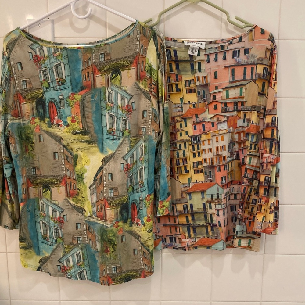 Peck & Peck Multicolor Printed Blouses